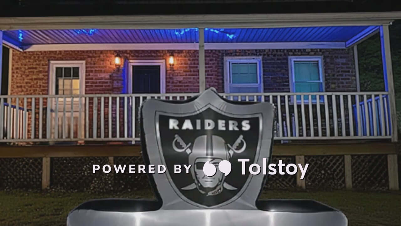 Wherever the celebration happens, this inflatable brings the energy and loyalty of the Raiders fan base with you!
