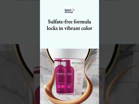 Nexxus Color Assure Shampoo and Conditioner Set, 32 fl oz Each, 2-Pack for Color-Treated Hair.