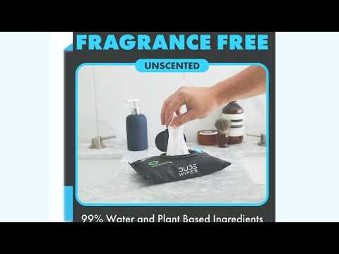 DUDE Wipes XL Flushable Wipes – Unscented, 8 x 50 ct (400 Wipes Total).