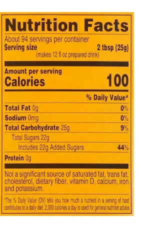 Refreshing Lemon Iced Tea Mix with Real Sugar - 82.6 oz (4C).