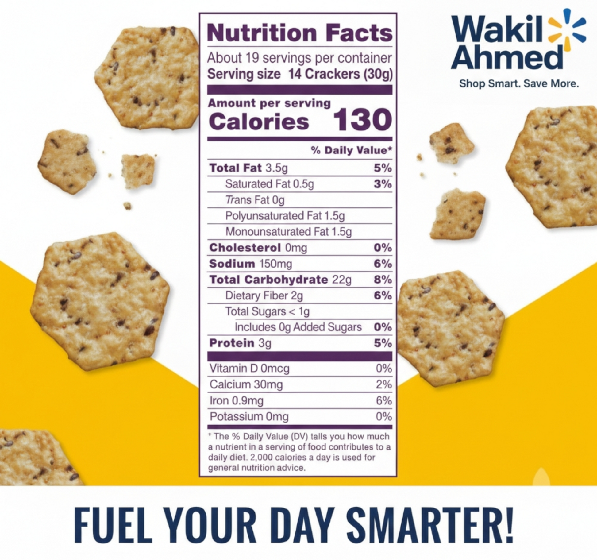 Crunchmaster 5 Seed Multi-Grain Cracker, 10 oz., 2 pk. - Wakil Ahmed