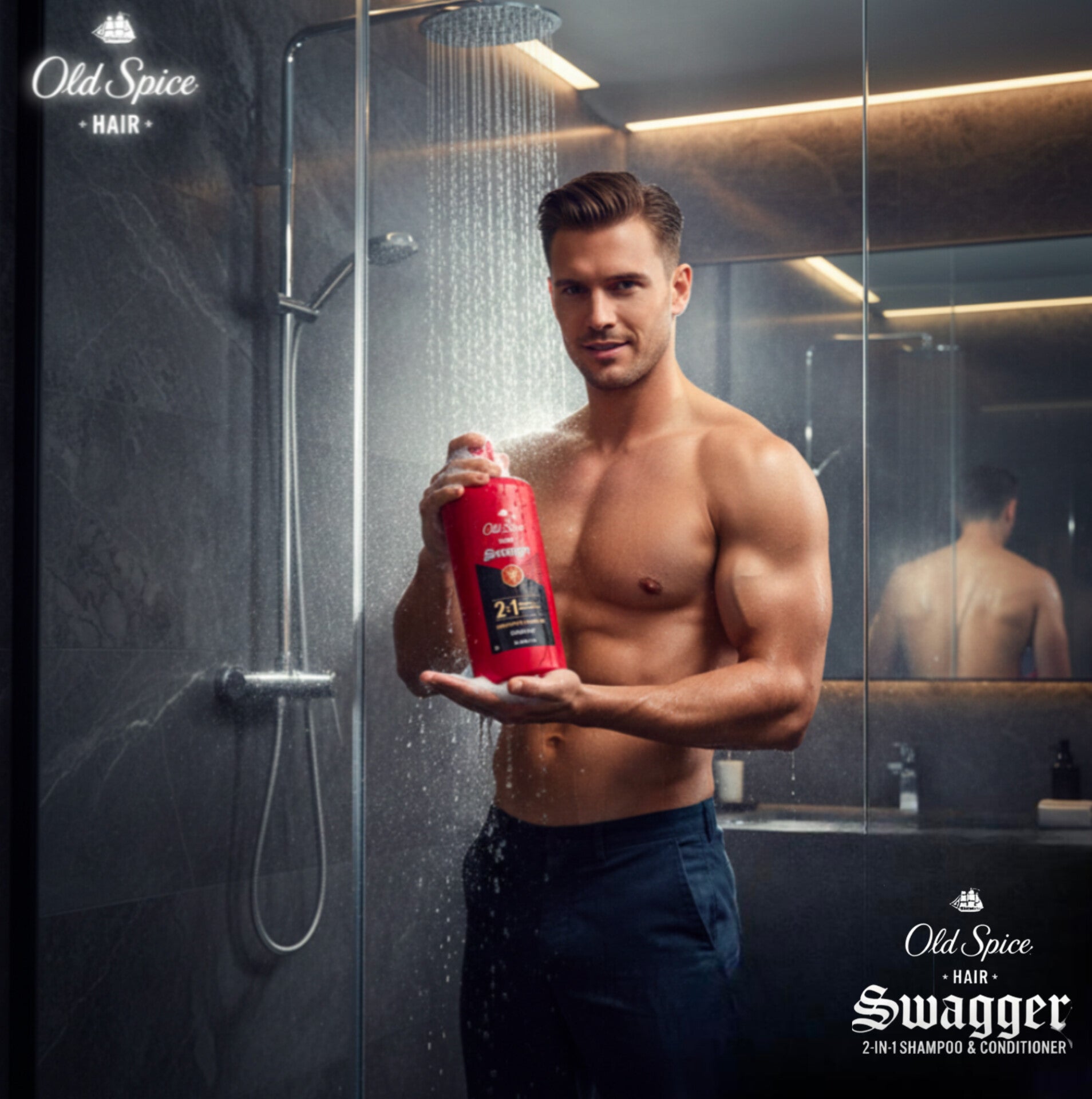 Old Spice Swagger 2-in-1 Shampoo & Conditioner for Men - Wakil Ahmed Marketplace 