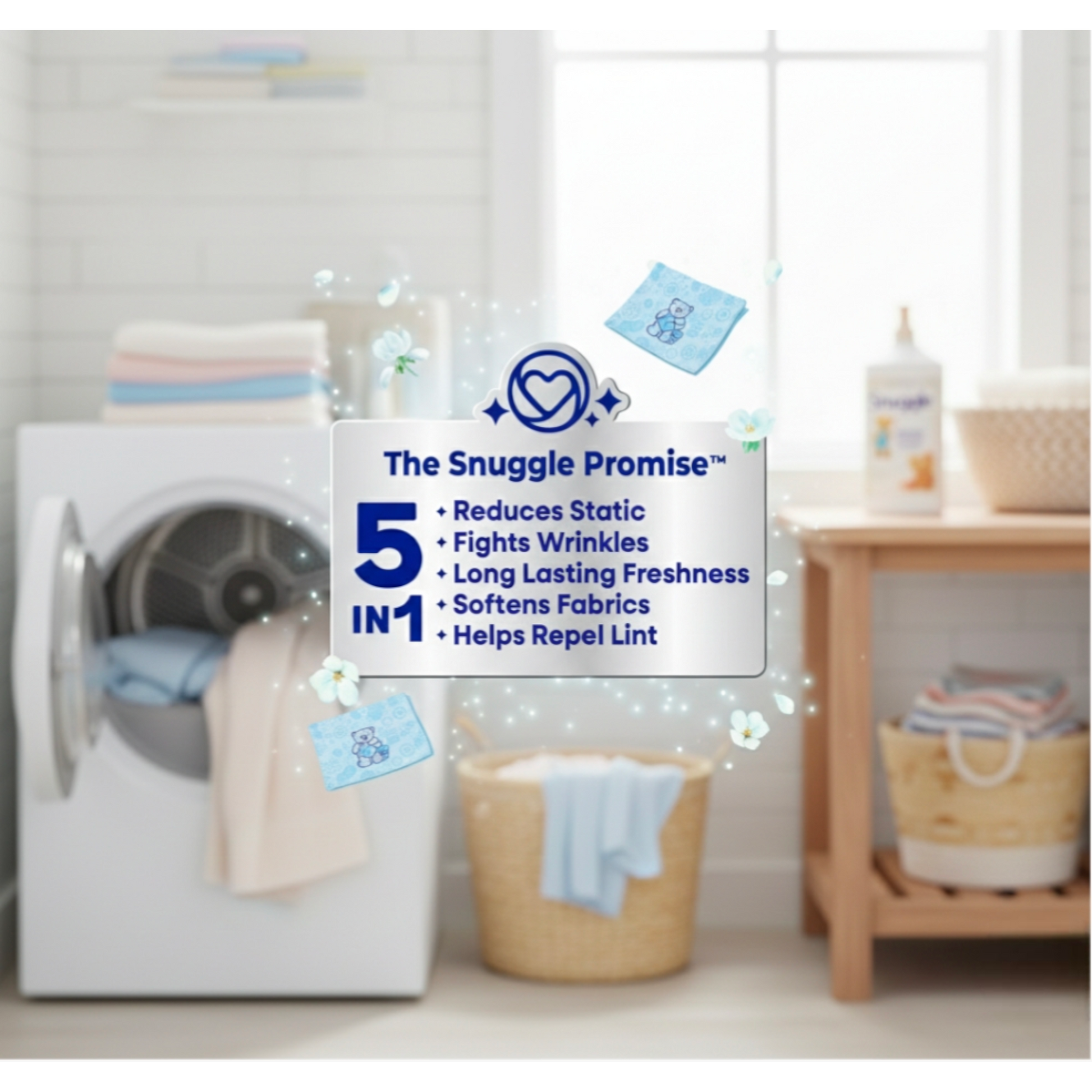 Snuggle Dryer Sheets Blue Sparkle 320 Ct Soft Fresh - Wakil Ahmed Marketplace 