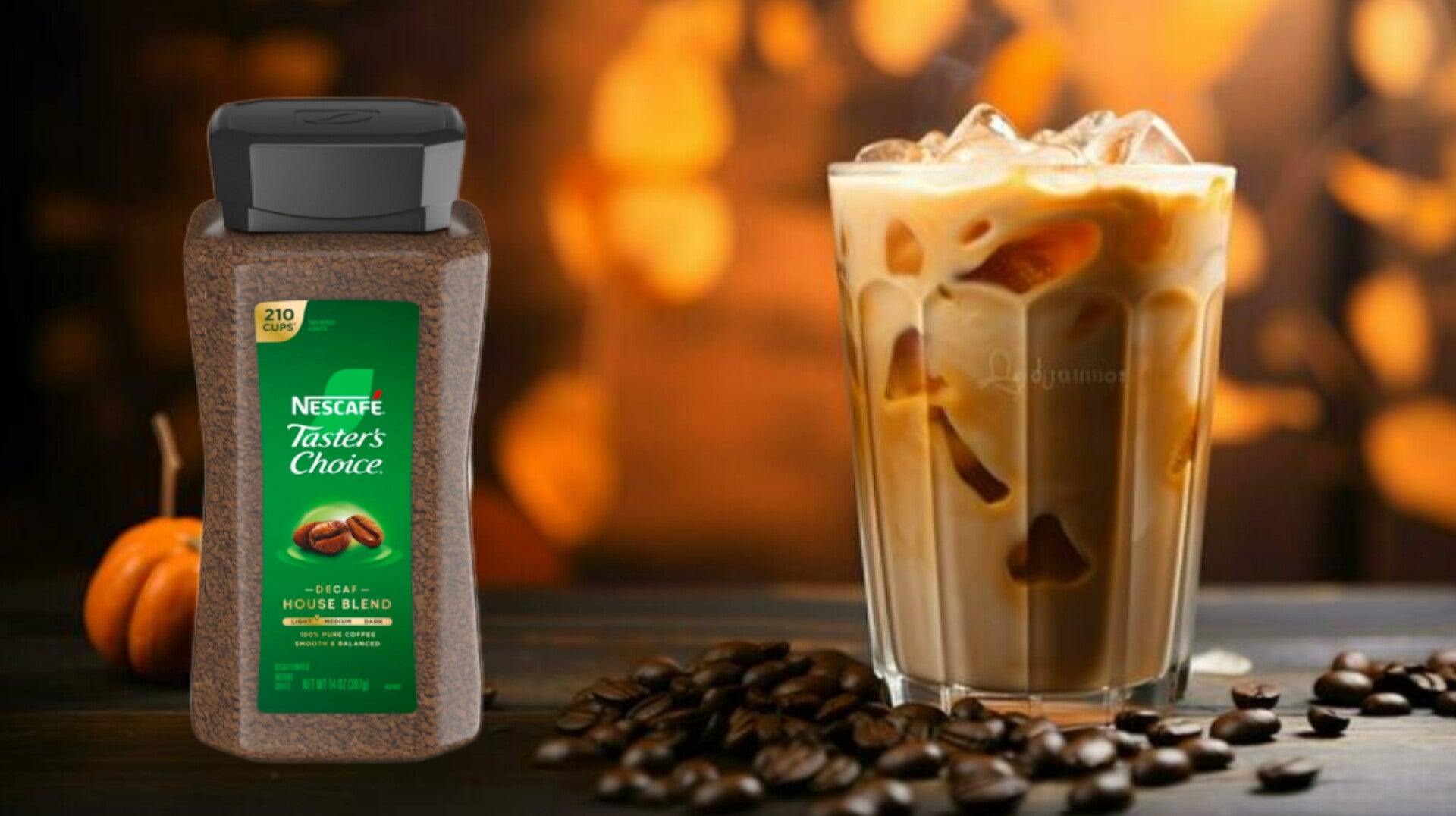 Small package of NESCAFE Taster's Choice Bloom House Blend coffee, net weight 20g.