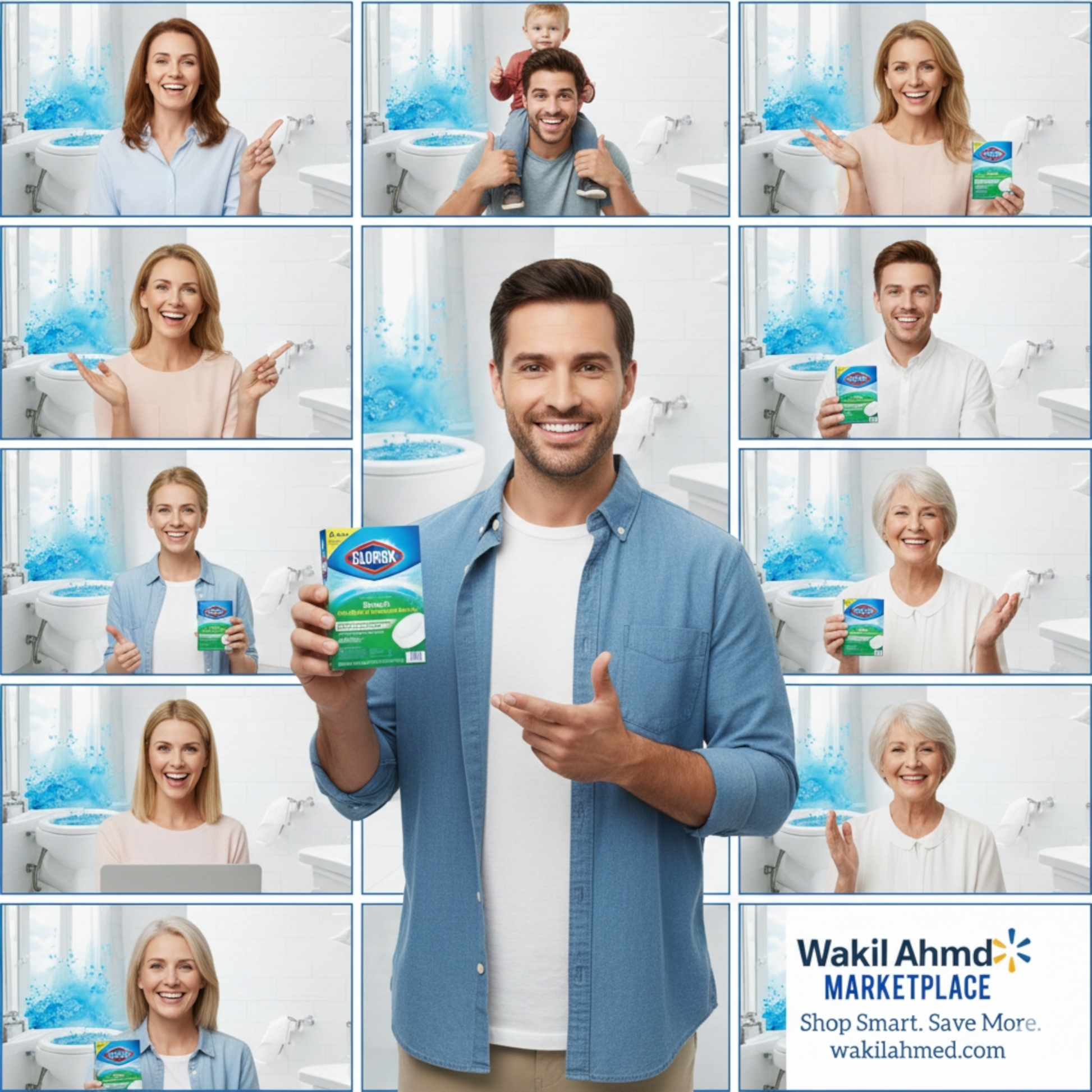 Clorox Toilet Bowl Cleaner Tablets Bleach – Ultra Clean & Long-Lasting - Wakil Ahmed Marketplace 