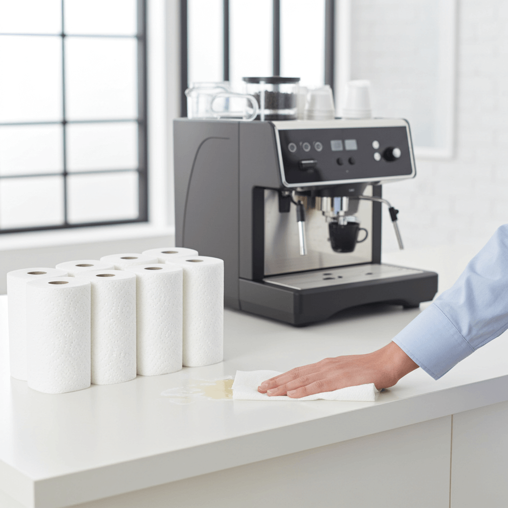 Member's Mark paper towel packaging front display