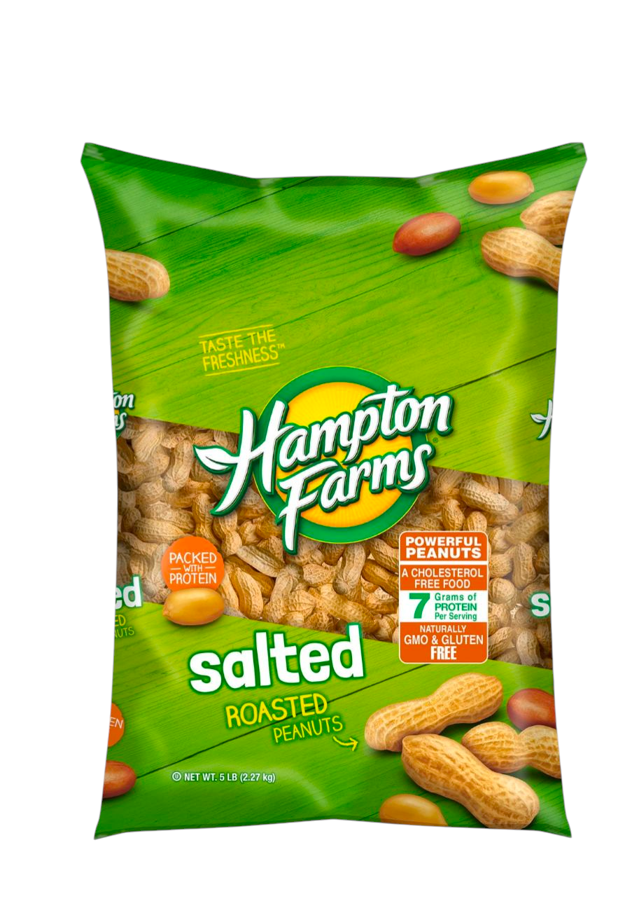 Hampton Farms Unsalted In-Shell Peanuts, 5 lbs. Fresh & Crunchy