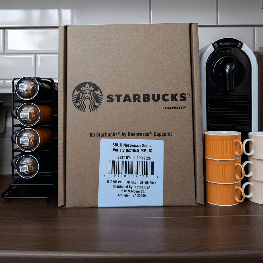 Starbucks by Nespresso Pods Variety Pack 60 Ct - Wakil Ahmed