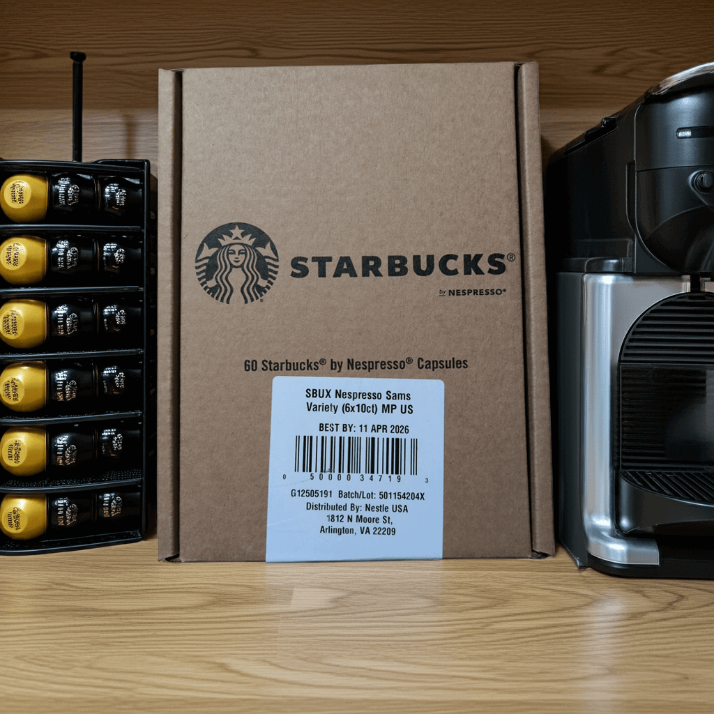 Starbucks by Nespresso Pods Variety Pack 60 Ct - Wakil Ahmed