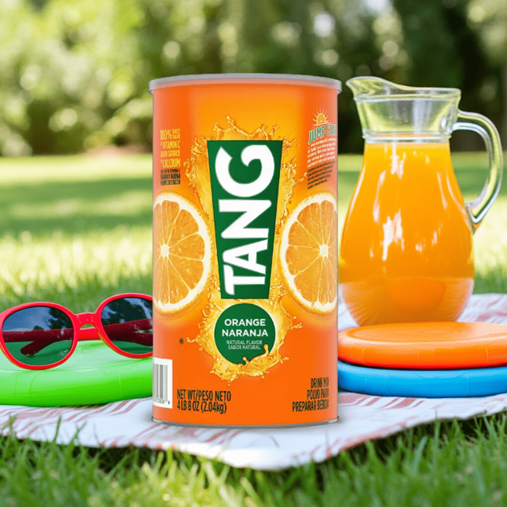 Tang Orange Powdered Drink Mix 72 oz - Zero Sugar Naturally Flavored Soft Drink Mix.