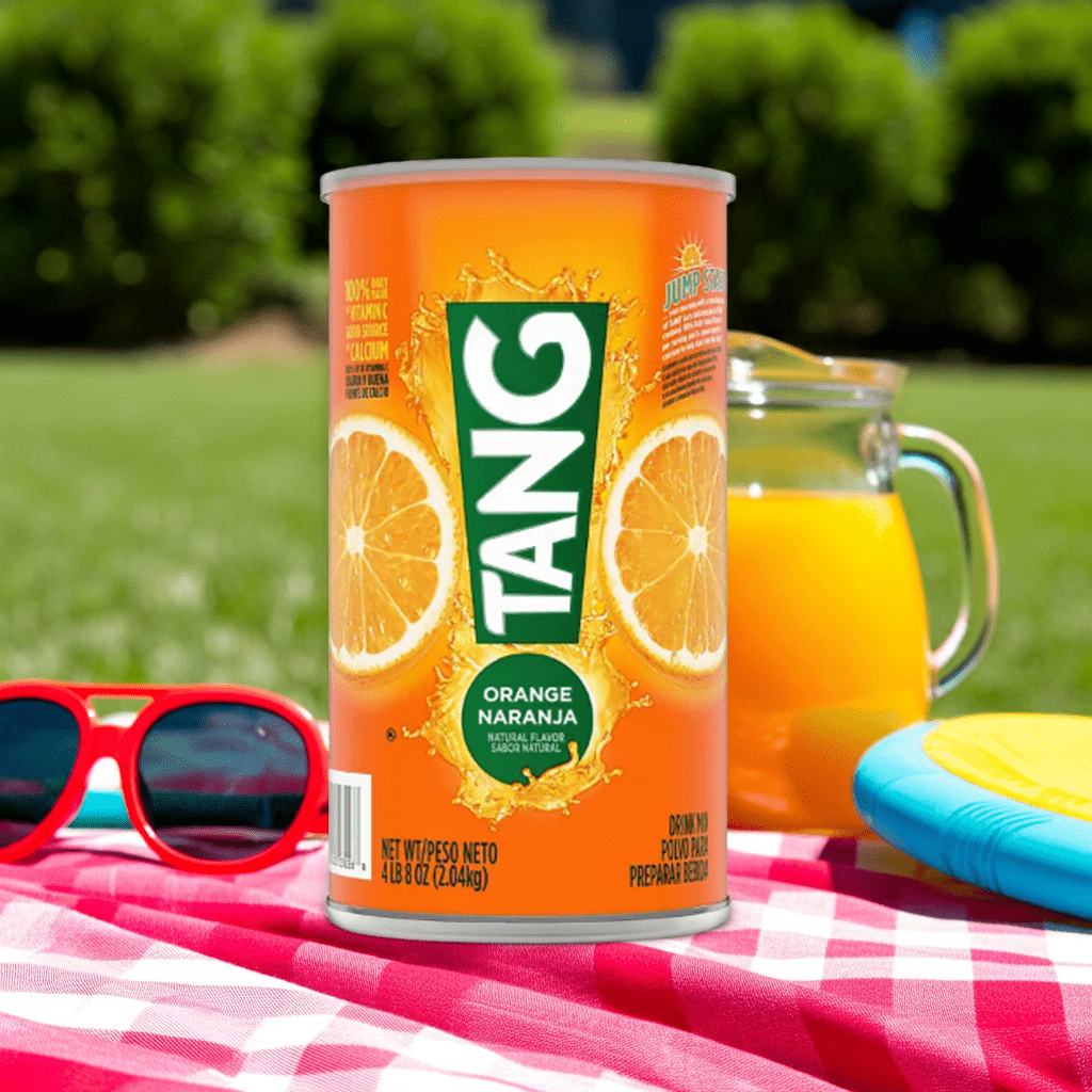 Tang Orange Powdered Drink Mix 72 oz - Zero Sugar Naturally Flavored Soft Drink Mix.