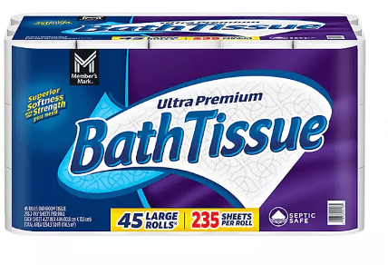 Ultra Premium Bath Tissue - 2 - Ply, 232 Sheets, 45 Rolls - Wakil Ahmed